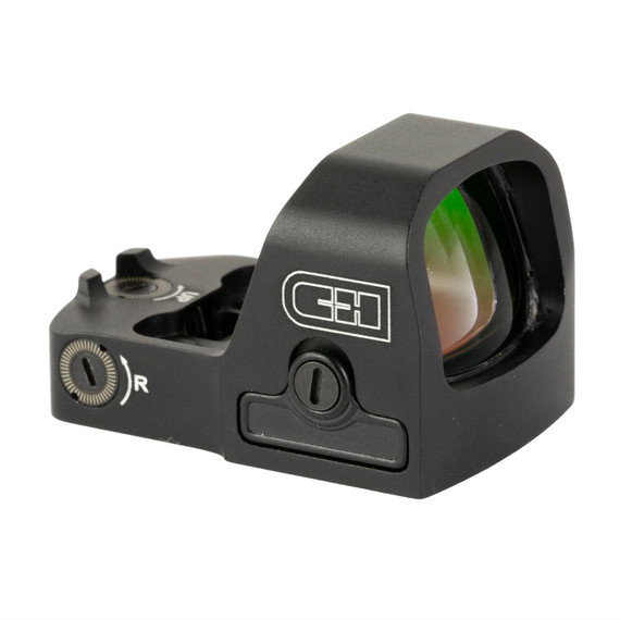 C&H Precision EDC, Reflex Sight, 3 MOA Red Dot, CNC Machined One Piece Aluminum Housing, 50,000 Hour Battery Life, Matte Finish, Black RD-EDC-RD-RMSC