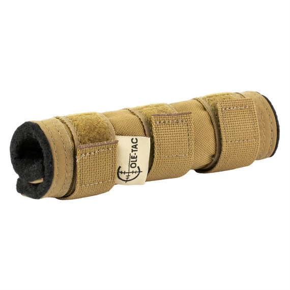 Cole-TAC Metal Python, Suppressor Cover, 6 in, Coyote Brown, Fits 1-2 in Suppressors MP102
