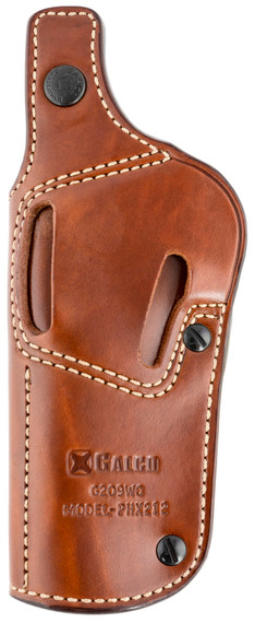Galco PHX126 Phoenix OWB Tan Leather Belt Slide Fits S&W N Frame Fits 4 in Barrel Right Hand, Holster