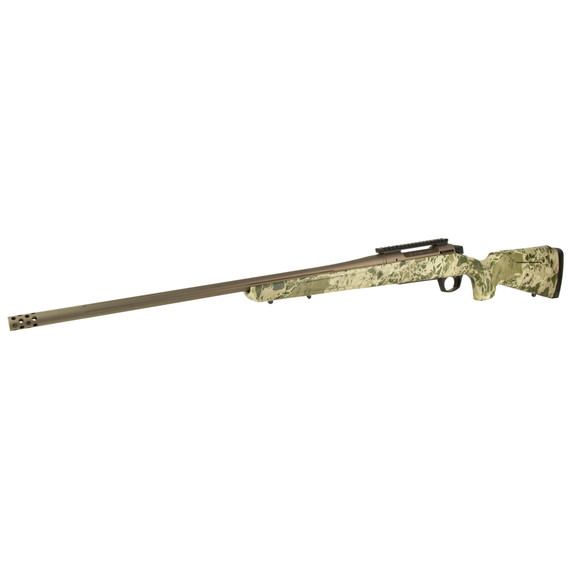 CVA Cascade Long Range Hunter, Bolt Action Rifle, 300 Winchester Magnum, 24 in Threaded Barrel, 5/8x24, Cerakote Finish, Smoked Bronze, Synthetic Stock, Realtree Hillside Camo, 20 MOA Picatinny Rail, 1 Mag, 3 Rounds CR3961