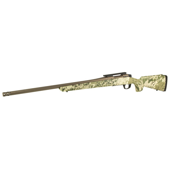 CVA Cascade Long Range Hunter, Bolt Action Rifle, 308 Winchester, 22 in Threaded Barrel, 5/8x24, Cerakote Finish, Smoked Bronze, Synthetic Stock, Realtree Hillside Camo, 20 MOA Picatinny Rail, 1 Mag, 4 Rounds CR3953