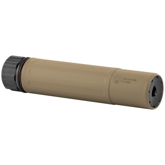 Dead Air Armament Sandman-S, Rifle Suppressor, 5.56MM/7.62MM, Stainless Steel, Flat Dark Earth, with Mount SMS762MIL
