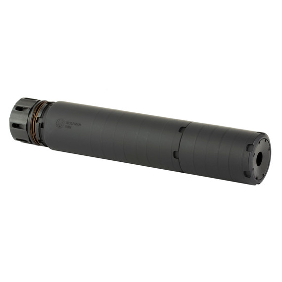 Dead Air Armament Wolfman KMQDK, Suppressor, 9MM, Black, 17-4PH Stainless Steel, Black WOLFMAN KMQDK