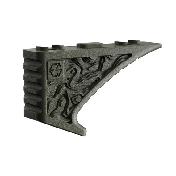 Edgar Sherman Design Enhanced Fore Grip, MLOK Compatible, Matte Finish, Ranger Green EFG-1.5-RG