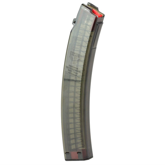 Elite Tactical Systems Group Mag, Gen 2, 9MM, 40 Rounds, Fits All CZ Scorpion Generations, Polymer Construction, Translucent Carbon Smoke SMK-CZEVO-40G2