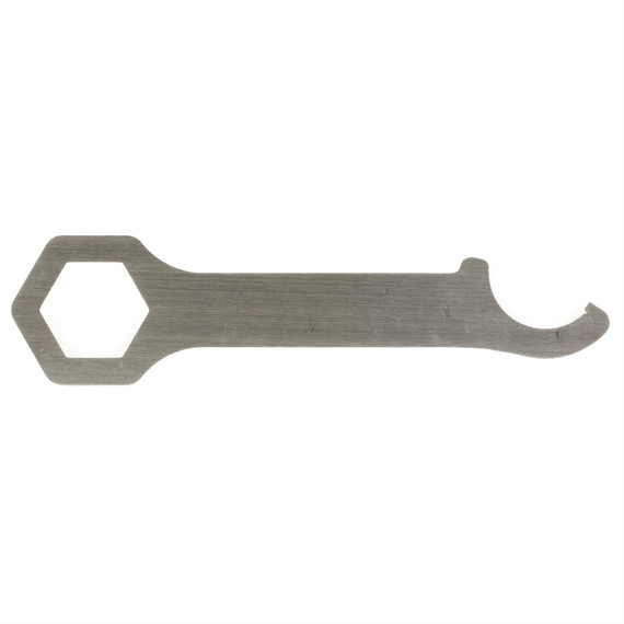 Energetic Armament VOX Wrench, Mount Spanner, 1-1/4 in Hex Wrench for End Caps, Stainless Steel, Silver EA20