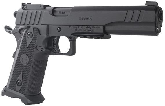 Girsan 395075 Witness2311 10mm Auto 15+1 6 Black Steel Barrel, Black Optic Ready/Serrated Steel Slide, Black Poly Frame w/Beavertail & Pic Rail, Black Checkered Poly Grip, Ambi, Pistol