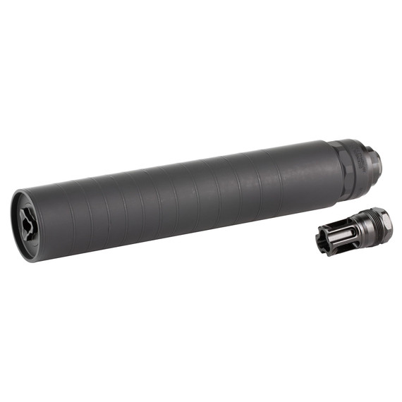 Liberty Precision Machine Anthem-L2 Suppressor, 30 Caliber, Rearden Atlas Mount, 9.6 in Long, 1.74 in Diameter, Cerakote Finish, Black LPM-10016