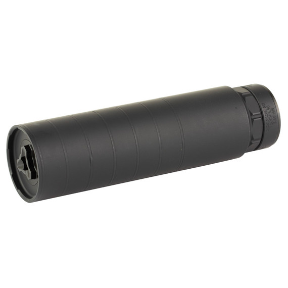 Liberty Precision Machine Torch Suppressor, 556NATO, 1/2X28 Direct Thread Mount, HUB Mount Compatible, 6.2 in Long, Cerakote Finish, Black LPM-10009