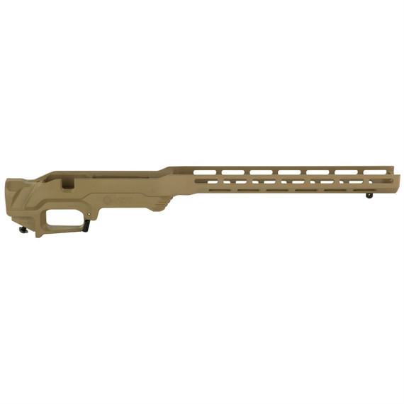 MDT LSS-XL Generation 2, Rifle Chassis, Cerakote Finish, Flat Dark Earth, Fits Remington 700 Short Action, Fixed Stock Interface 103224-FDE