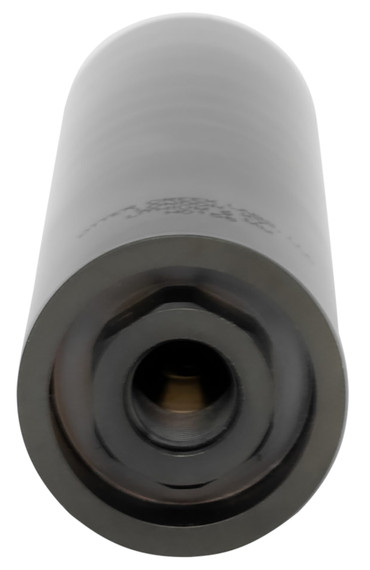 Otter Creek Labs Lithium Suppressor, 9MM, Threaded 1.375x24, Titanium, Cerakote Finish, Black, Includes 1/2x28 Direct Thread Adaptor and Tube Clamp LIT9