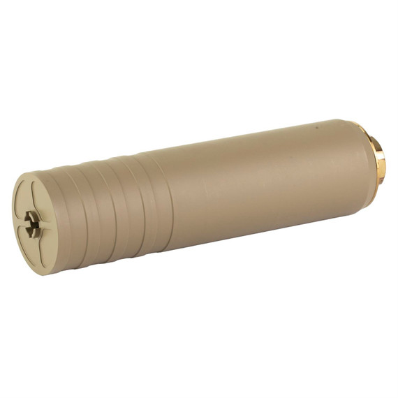 Otter Creek Labs Polonium Suppressor, 556NATO, Threaded 1.375x24, Stainless Steel, Cerakote Finish, Flat Dark Earth POL556FDE