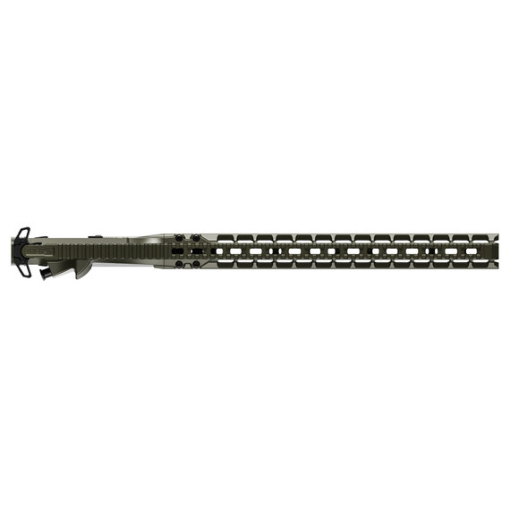 Radian Weapons AX556, Billet Upper/Lower Set, Semi-auto, 556 NATO/223 Remington, Ambidextrous, Cerakote Finish, Olive Drab Green, Includes Radian Talon Ambidextrous Safety, Hammer Pin, 17 in MLOK Handguard R0399
