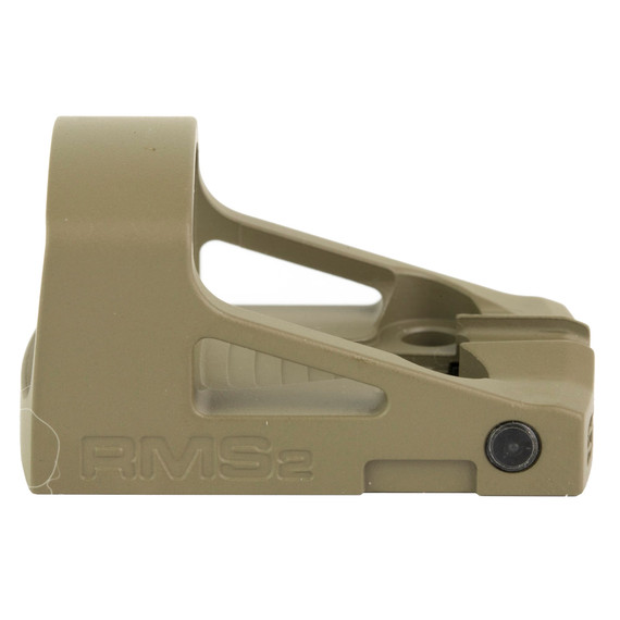 Shield Sights RMS2, Glass Edition, Red Dot Sight, Non Magnified, Fits RMS Footprint, 4 MOA, Flat Dark Earth RMS2-4MOA-GLASS-FDE
