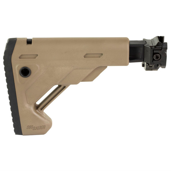 Sig Sauer Folding and Telescoping Stock, Fits Sig MCX/MPX, 1913 Interface, Flat Dark Earth STOCK-X-FOLD-TELE-FDE