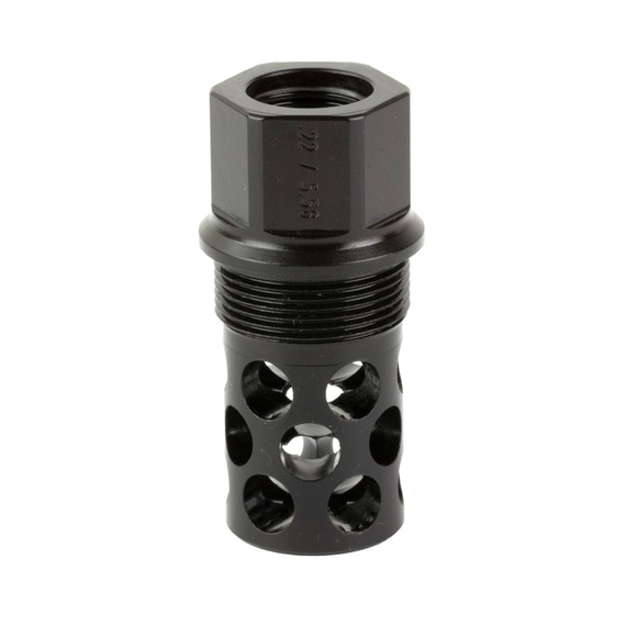 SilencerCo Compact Radial Brake, 223 Remington/556NATO, Fits 1/2X28, Compatible with SilencerCo Thread Over Mounts AC5231
