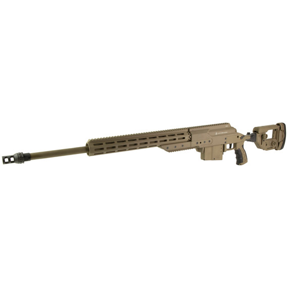 Steyr Arms SSG M1, Bolt Action Rifle, 6.5 Creedmoor, 25 in Cold Hammer Forged Threaded Barrel, Matte Finish, Flat Dark Earth, Chassis, 10 Rounds, 1 Mag, Includes Bipod, Stainless Steel 623533KDA