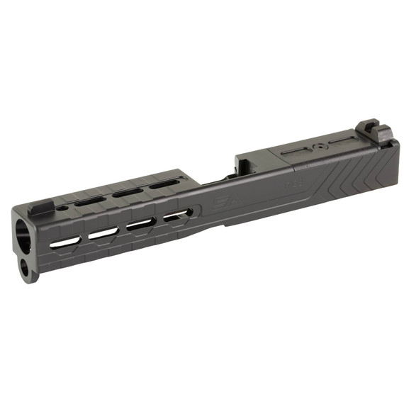 Sylvan Arms Complete Custom Slide, Trijicon RMR Slide Cut, For Glock 17 GEN3, DLC Finish, Black, Includes Internals, Sights, RMR Cover/Adapter Plate, RMR Locating Pins and Plate Screws GL17G3SK