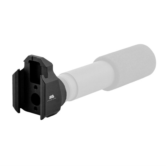 Sylvan Arms Sylvan Stock Adapter, For CZ Scorpion, Aluminum Construction, Black CZS200
