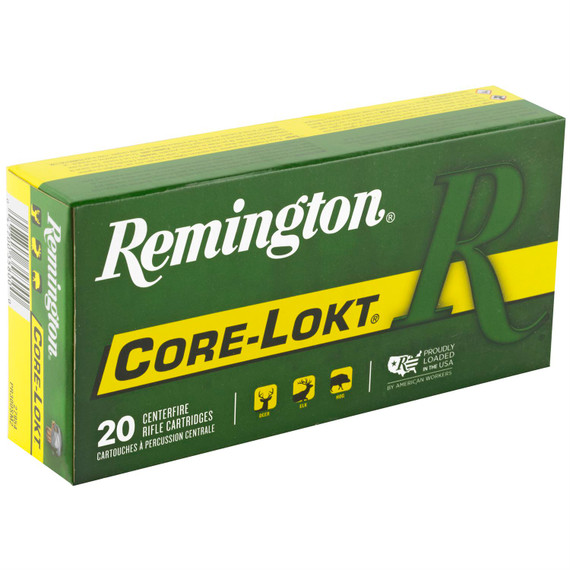 Remington Core Lokt, 300 Remington Short Action Ultra Magnum, 165 Grain, Pointed Soft Point, 20 Round Box 27954