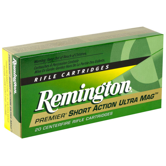 Remington Core Lokt, 7MM Short Action Ultra Magnum, 150 Grain, Pointed Soft Point, 20 Round Box 27874