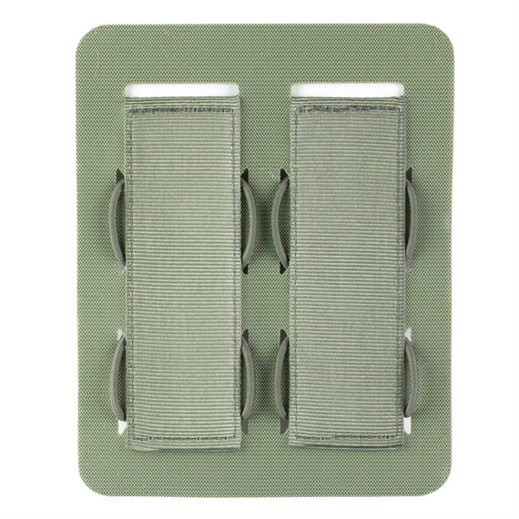 Vertx MAP Admin Double, Velcro MOLLE Adapter Panel System, Gray VTX5252