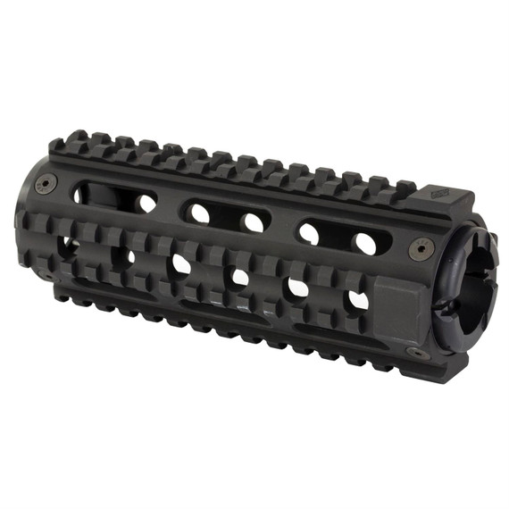 Yankee Hill Machine Co Carbine Handguard, 2 Piece, Fits Colt AR-15s with Carbine Length Gas Systems and Fixed Front Sight Gas Block, Anodized Finish, Black YHM-9670-C