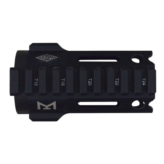 Yankee Hill Machine Co MR7, M-LOK Handguard, Fits AR-15, Mini, Anodized Finish, Black YHM-5332