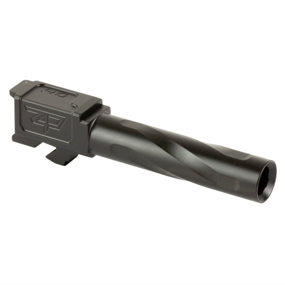 Zaffiri Precision Pistol Barrel, 40 S&W, 3.9 in, Nitride Finish, Black, For Glock 23 Gen 1-3 ZP.23BBN