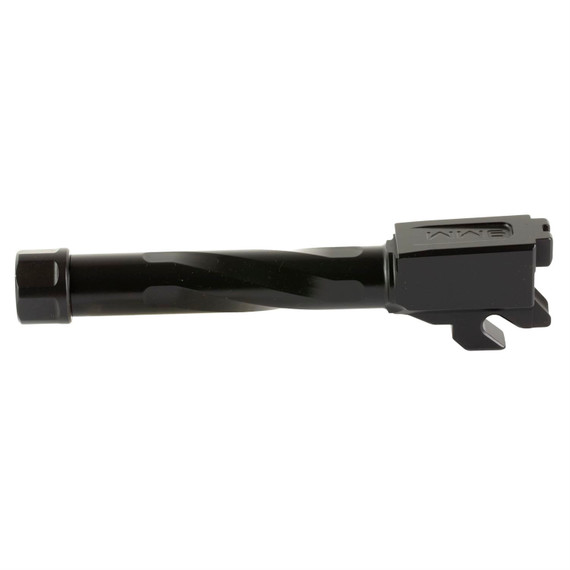 Zaffiri Precision Pistol Barrel, 9MM, 4.65 in, Threaded 1/2X28, Nitride Finish, Black, Fits Sig P320 Compact ZP.320BTBN