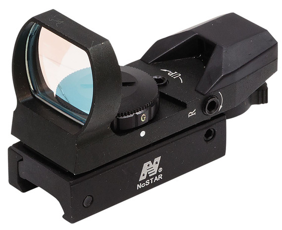 NCStar D4RGB Multi-Reticle Dual Illumination Red Dot Sight