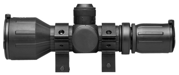 NcStar SEECR3942R Tactical Compact 3-9x42mm Red/Green Illuminated P4 Sniper Reticle 30mm Tube One Piece Aluminum Body w/Rubber Outer Coating, Rifle Scope
