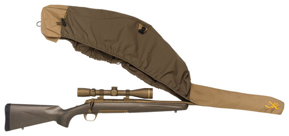 Browning 1491009890 BackCountry Rifle Cover Major Brown/Tan Polyester