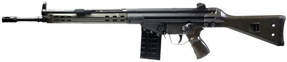 Century RI5601X CA-3 7.62x51mm NATO 20+1 18 Black Threaded Barrel, Black Charging Handle Steel Receiver, Black Synthetic Fixed Stock, Rifle