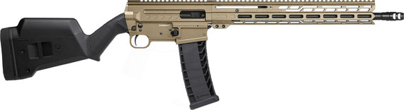 CMMG 94AC80FCT Dissent BR4 *CA Compliant 9mm Luger 10+1 16.10 Black Nitride Threaded Barrel, Coyote Tan Cerakote Pic Rail Aluminum Receiver, Magpul SGA Black Poly Stock, Rifle