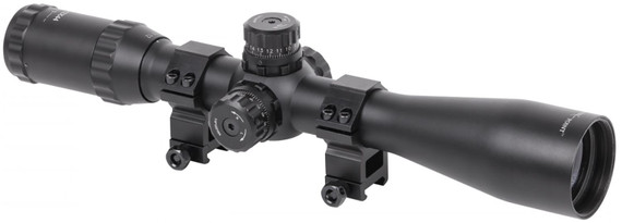 Crosman LR312SFT2 Centerpoint Matte Black 3-12x44mm, 30mm Tube, Air Gun Scope