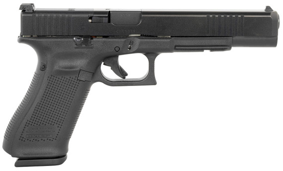 Glock PA163S101MOS G17L Gen5 MOS Full Size Frame 9mm Luger 10+1 6.02 Black Long Barrel, Black MOS Cut/Serrated Steel Slide, Black Poly Frame w/Pic Rail, Black Textured Grip, Pistol
