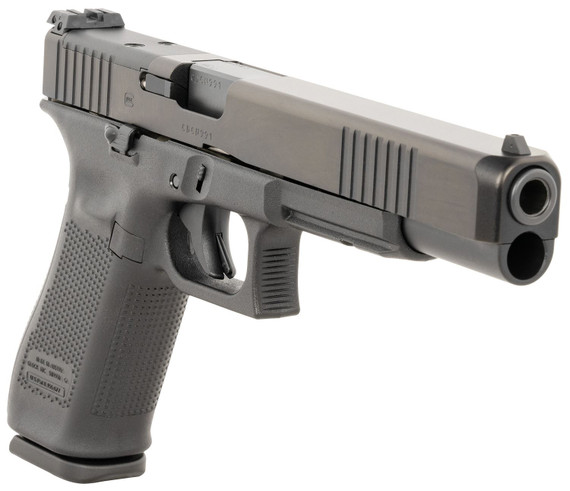 Glock PA163S103MOS G17L Gen5 MOS Full Size Frame 9mm Luger 17+1 6.02 Black Long Barrel, Black MOS Cut/Serrated Steel Slide, Black Poly Frame w/Pic Rail, Black Textured Grip, Pistol