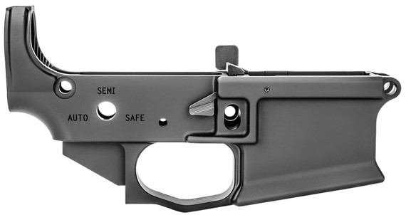 Griffin Armament MK2AL MK2 Stripped Lower Receiver 7075-T6 Aluminum Black Anodized for AR-15