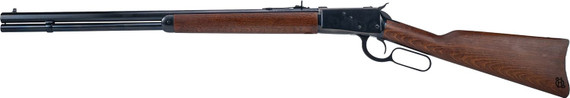 Heritage Mfg H9204524F1 92 Ranch Hand 45 Colt (Long Colt) 12rd 24 Black Polished Octagon Barrel, Black Polished Alloy Steel Receiver, Fixed Hardwood Stock, Rifle