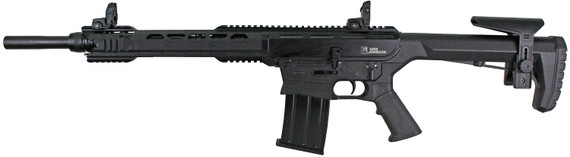 Iver Johnson STRYKER1 Stryker 1 12 Gauge Semi-Auto 5+1 20 Black Steel Barrel, Black Pic Rail Receiver, Adj Cheekrest Black Synthetic Stock, Shotgun