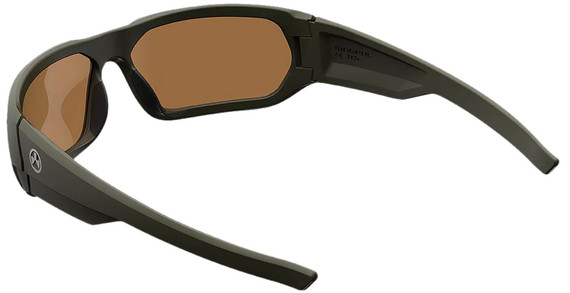 Magpul MAG114513152030 Radius Eyewear Bronze Gold Lens OD Green Frame