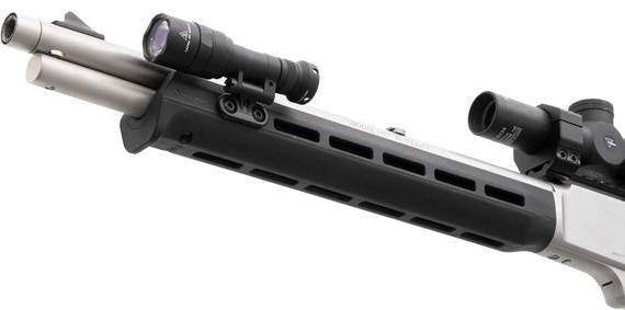 Magpul MAG1381BLK MLOK Handguard Black Marlin 1895 12 Long Compatible w/ Type 1/2 Magpul Rail Covers, Forend