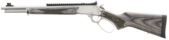 Marlin 70433 1894 SBL 357 Mag 8+1 16.10 Stainless Polished Threaded Barrel& Pic Rail Receiver, Fixed Gray Laminate Stock, Rifle