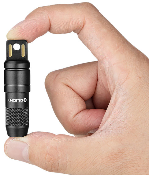Olightstore Usa Inc IMINI2BK imini 2 Black Anodized 50 Lumens White LED