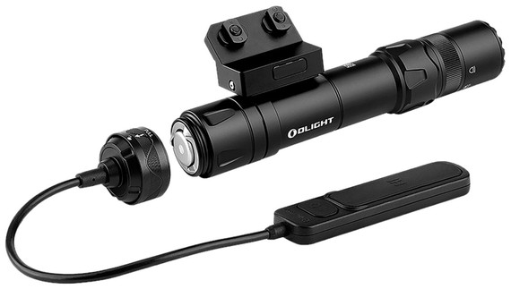 Olightstore Usa Inc ODINGLPBK Odin GL Black Anodized 300/550/1,500 Lumens White LED Green Laser