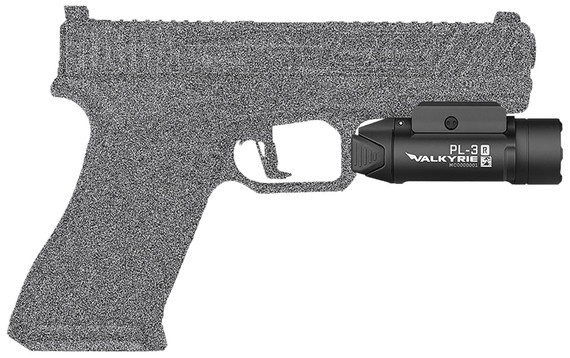 Olightstore Usa Inc PL3RBK PL-3R Valkyrie Black Anodized 300/600/1,000/1,500 Lumens White LED