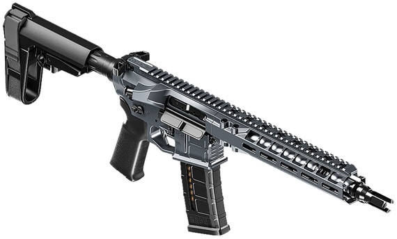 Radian Weapons R0034 Model 1 Pistol 223 Wylde 30+1 10.50 Black Cerakote Match Grade Threaded Barrel, Radian Gray Cerakote Pic Rail Aluminum Receiver, Black Buffer Tube, Black Magpul Grip, Ambi, Rifle