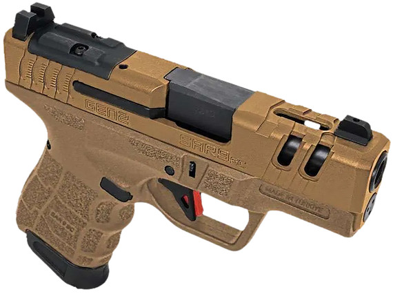 SAR USA SAR9SCG2BR SAR9 SC Gen2 Sub-Compact Frame 9mm Luger 15+1 3.30 Black Steel Barrel, Bronze Cerakote Steel Optic Ready/Ported/Serrated Slide, Bronze Poly Frame, Bronze Poly Grip, Pistol