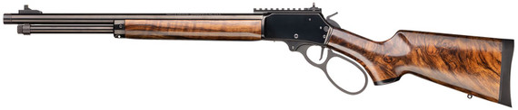 Smith & Wesson 14079 1854 44 Rem Mag 9+1 19.25 Black PVD Threaded Barrel, Black PVD Pic Rail Stainless Steel Receiver, Fixed Satin Walnut Stock, Large Loop, Rifle